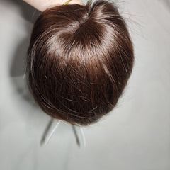 [023]GG    Wig Short Hair for Women Real Hair Full Human Hair Sweet Elegant Lace Invisible Bob Bobo Wig Full Wig
