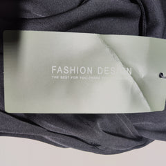 [997]NN CHU JIAN Original Design Women's Blouse Elegant High Neck Satin Silk Shirt