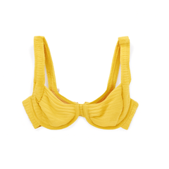 [385]M  Limone Bikini for Women, Underwire Push-Up High-Waist Retro Swimsuit with Tummy Control, Ideal for Large Busts and Beach Vacations, Stunning High-Waisted Swimwear