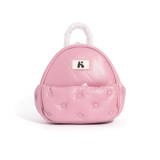 [846]GG     Little Sheepskin Cloud-shaped Backpack, Commuter French Style Crossbody Shoulder Bag for Women