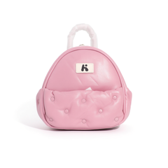 [846]G    [Promotional Price] Zhang Jia Ning's Style KARKKI Little Sheepskin Cloud-shaped Backpack, Commuter French Style Crossbody Shoulder Bag for Women