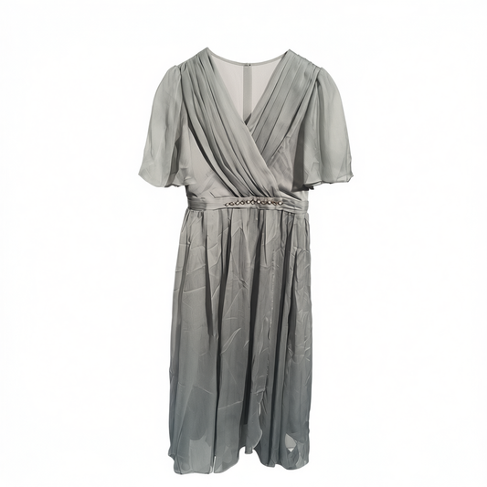 [931]NM  Women's Clothing Short-Sleeved Elegant Dress Mulberry Silk Breathable Rf06329H1