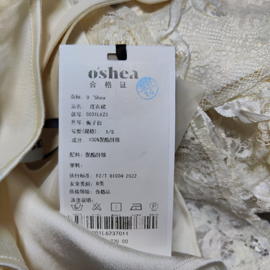 [641]NN Lace Short-Sleeve Dress