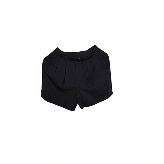 [317]NM  Women's shorts summer thin ice silk stretch high-waisted plus-size wide-leg casual large-size loose A-line outerwear