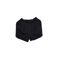 [317]N Women's shorts 2025 summer thin ice silk stretch high-waisted plus-size wide-leg casual large-size loose A-line outerwear