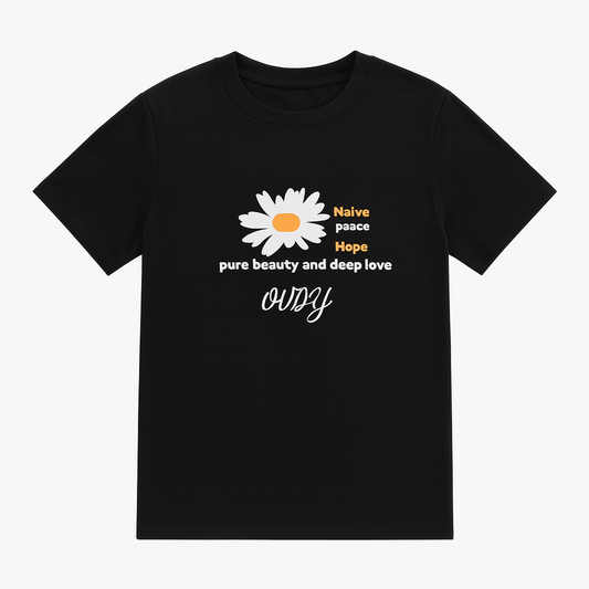 [604]GS  Oversize trendy brand women's short sleeve summer design pure cotton Hong Kong style hip hop shirt Instagram trend