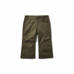 [030]GG     Low Waist Cotton Vintage Slim Fit Stretch Flared Capri Pants Miss