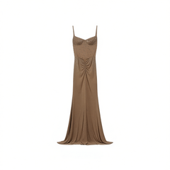 [698]N Luxurious Heavy Craftsmanship Wallpaper Elegance Fully Beaded Sexy Corset Tube Dress Waist Hip Long Slimming Evening Gown for Women