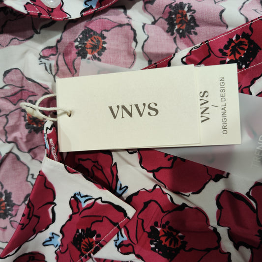 [436]GM    Commuter fashion  lapel short-sleeve tied waist print A-line dress F2624