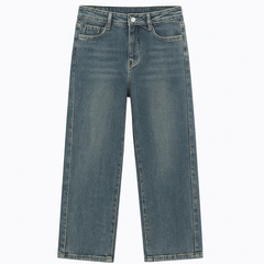 [641]GS  Flagship [C] Stylish Straight-Fit Basic Versatile Denim Jeans Spring 2025 Store Clearance Brand Women's Apparel