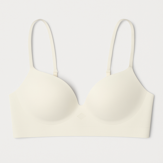 [644]MS Mao Ren 10A Antibacterial Women's Triangle Cup Summer Ultra-Thin Large Bust Slimming Ice Silk Cooling Seamless Bra