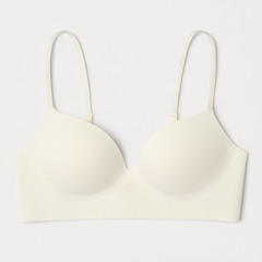 [644]MS Mao Ren 10A Antibacterial Women's Triangle Cup Summer Ultra-Thin Large Bust Slimming Ice Silk Cooling Seamless Bra