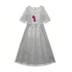 [931]N    Large size bridesmaid dress plus size women slimming body-concealing high-end performance dress women long dress ultra ethereal exclusive evening gown vocal arts entrance exam
