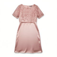[443]G  ¡¾Promotional Price¡¿Pink High-End Evening Gown for Petite Young Mothers - Elegant Wedding Dress Suitable for Daily Wear