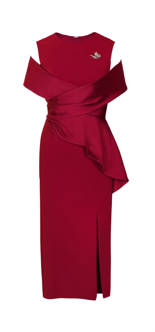 [299]GM   High-end Modified Cheongsam Young Style Wedding Mother's Dress Bride's Mother Wedding Banquet Outfit 2025 New Collection Dress Summer