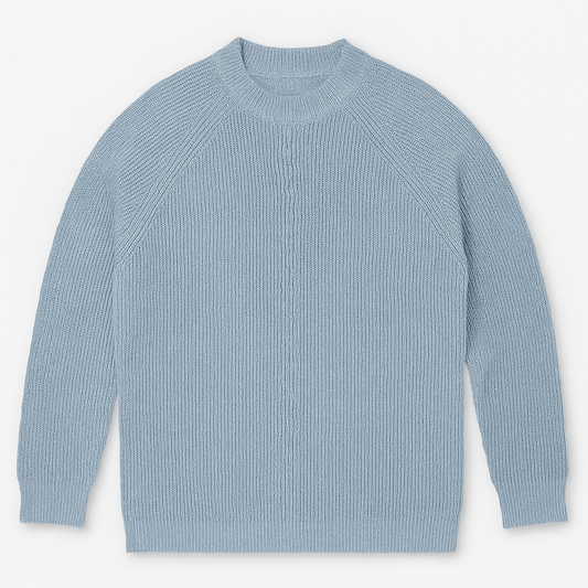 [665]MS GZQJ [Water Ripple Diary] Ou Ruofeng Relaxed Round Neck Air Conditioning Cover-Up Lightweight Sun Protection Knit Top