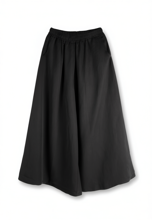 [559]GM  Original Design Japanese Artistic Vintage Unique Loose Casual Cotton and Hemp Long Length Wide-Leg Unisex Pants Skirt