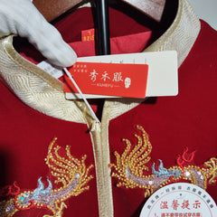 [802]N Men's 2025 New Model Wedding Suit Groom's Traditional Chinese Wedding Costume Men's Toasting Suit Bridal Arrival Xiuhe Fu