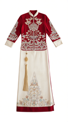 [802]GM Men's 2025 New Model Wedding Suit Groom's Traditional Chinese Wedding Costume Men's Toasting Suit Bridal Arrival Xiuhe Fu