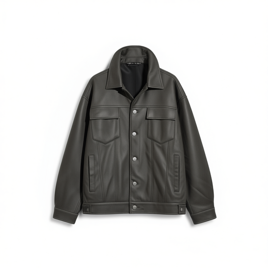 [496]GG    Men's Vintage Faux Suede Workwear Jacket Thickened Casual Jacket
