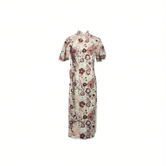 [317]G   [Special Offer] Toasting Dress for Young Brides - sized Brides Yi Qipao Custom - made Wedding Dress Dress New Chinese Style Modernized High - end Feel