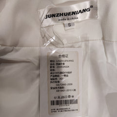 [200]NM Professional Suit Korean-Style Design Unique White Blazer for Women