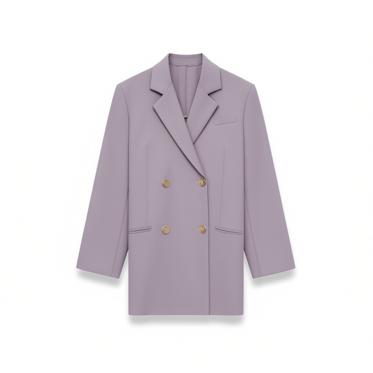 [433]NN Slimming long loose overcoat long sleeve suit