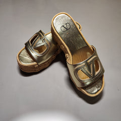 [388]N French style genuine leather height-increasing jute rope woven flat pig nose fisherman sandals