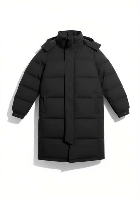 [456]NG     Men's and Women's Ultra-Long Down Jacket, Past-Knee, Thickened Winter Loose-Fit Couples' Jacket