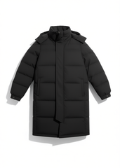 [456]N Liangshi Men's and Women's Ultra-Long Down Jacket, Past-Knee, Thickened Winter Loose-Fit Couples' Jacket