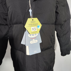 [712]N Bright Future Long Down Jacket for Men and Women, Extra Thick Knee-Length Down Coat, Loose Fit for Couples