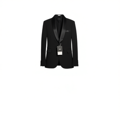 [168]GG    Tuxedo Wedding Suit for Groom, Men's Korean Slim Fit Spring and Summer Formal Attire with Shawl Lapel