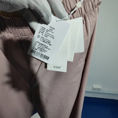 [480]G   Yingying's Exclusive Collection - Xiaohan Ge 3D Shaping Style Slightly Textured Elastic Waist Women's Casual Pants