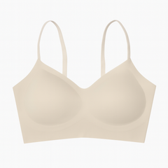 [742]GS   Invisible Magic Seamless Women's Thin Push-up Bra for Large Chest, Sizeless Deep Skin Tone Tank Top Bra