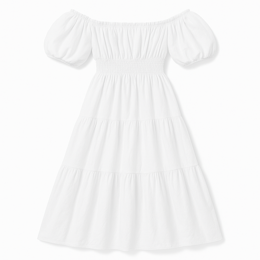[751]GS   One-shoulder dress super ethereal Sanya beach Bali slimming beach long dress women's vacation dress ins super hot