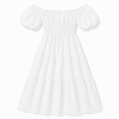 [751]GS   One-shoulder dress super ethereal Sanya beach Bali slimming beach long dress women's vacation dress ins super hot