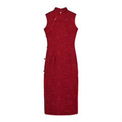 [206]N [Carnival Price] Red Toast Dress for Bride, Qipao for Petite, Bridal Wedding Dress, New Chinese Style Wedding Dress with Modified and Exquisite Design