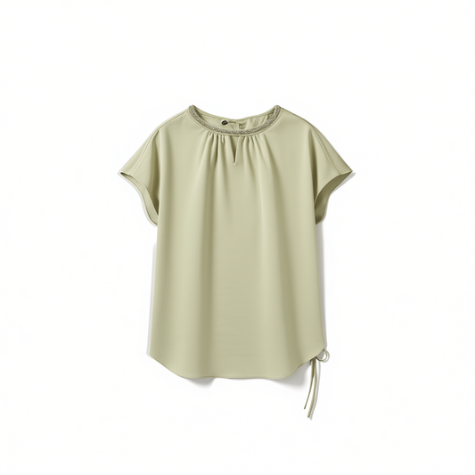 [086]NN Round Neck Shirt Top