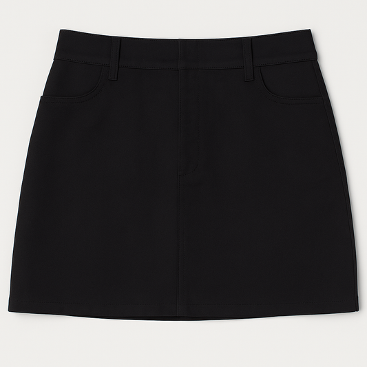 [792]MS Petite high-waisted A-line skirt gray suit skirt spring summer pants skirt bodycon skirt