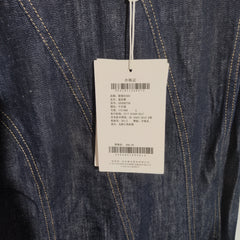 [848]N [Carnival Price] Dushu Plus-Size Women's Clothing [Wire-Carved Dress] Denim Dress, Summer Lyocell Tencel Breathable Slimming Vest Dress