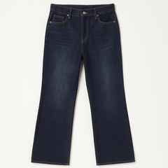 [802]MS Dark Blue American Style Loose Wide-Leg Women's 2025 Spring and Autumn New Drape Relaxed Casual Floor-Length Straight Jeans