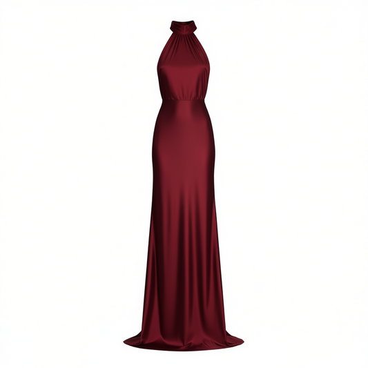 [401]NM  Echo Bridal Wine Red New Chinese Style Qipao Toasting Evening Gown Bride's Wedding Advanced Satin Morning Robe