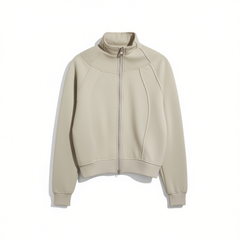 [919]G   [Promotion Price] Women's Short-Length Hoodie 2025 Spring New Arrival Loose-Fitting and Versatile Solid Color Zip-Up Cardigan Long-Sleeve Jacket