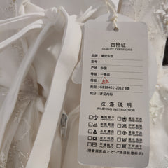 [502]GG  French-style lightweight wedding dress for brides,  new off-shoulder vintage