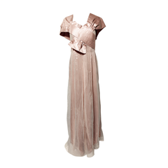 [246]GG   One-Shoulder Evening Dress for Women, Elegant, Light Luxury, Unique French Style Birthday Gown, Adult Princess Wedding Dress Host Outfit