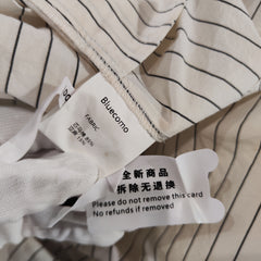 [790] LDOO Shop's imported Cotton. Loose-cut vertical stripe sleeveless dress and collar dress from Japan