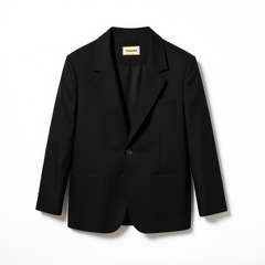 [704]G    Meiyang Toray Men's Classic Fit Loose Long-Sleeve Commuter Blazer