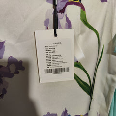 [798]MM  Spring Original Iris Collection Thickened Satin French Soft and Cool Aesthetic Midi Skirt