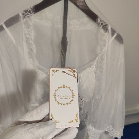 [350]NM Ice Silk Pajamas for Women, Spring and Summer Sexy Camisole Nightgown and Robe Set with Breast Pads, Bridal Morning Robe