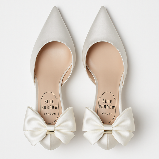 [843]JS White Bow Bridal Shoes! Niche French Style Wedding Shoes Bridesmaid Shoes 2022 Spring and Summer High Heels Fairy Style